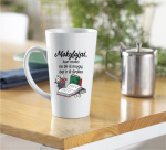 Latte puodelis su užra&scaron;u &bdquo;Mokytojai, kuri moko ne tik i&scaron; knygų&ldquo; (450 ml)