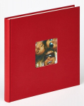 Nuotraukų albumas Walther Fun red, 26x25 cm