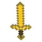 Minecraft Gold Sword PP Plastic Replica REPUPY012