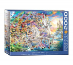 Dėlionė Eurographics, 8220-5551, Unicorn Fantasy, 2000 d.