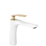 Kriauklės mai&scaron;ytuvas Rea Orbit White Gold Low