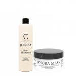 Plaukų &scaron;ampūno ir kaukės rinkinys&nbsp; JOJOBA 250+200ml