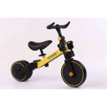 Balansinis triratukas su pedalais, geltonas/juodas
