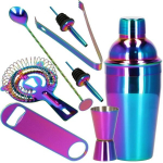 Kokteilių gaminimo rinkinys PARTY KING SET, 500ml 8vnt. HOLOGRAMIC