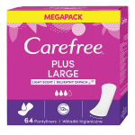 Higieniniai įklotai Carefree Plus large, 64 vnt