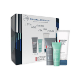 Veido odos priežiūros rinkinys vyrams Biotherm: balzamas po skutimosi, 75 ml + prausiklsi, 40 ml + veido gelis, 20 ml