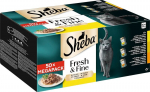 Sheba Fresh&Fine su vi&scaron;tiena, pauk&scaron;tiena, kalakutiena, 50x50 g