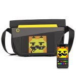 Divoom Pixoo Sling Bag V Premium Atsparus orui su Led Pixel Art Ekranu & Programėle Juodas