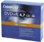 Omega DVD+R, 10 vnt.