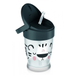 Puodelis su &scaron;iaudeliu Lovi Junior Salt&Pepper, 250 ml, 12 mėn+