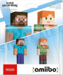 Amiibo Super Smash Bros. Minecraft Steve & Alex No.89 figūrėlė