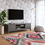 TV staliukas CosmoLiving by Cosmopolitan Westerleigh, pilkas