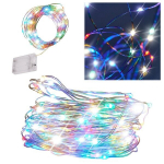LED Girlianda 10 m. 100 LED, daugiaspalvė