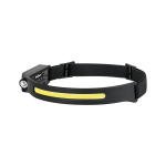 Įkraunamas priekinis žibintas (5W COB + 3W LED) - juosta