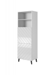 Vitrina Cama Meble Abeto, 60x40x176,5 cm, balta