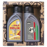 Rinkinys vyrams Helix: du&scaron;o želė, 250 ml + du&scaron;o želė/&scaron;ampūnas, 250 ml