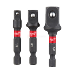 Smūginio atsuktuvo adapteris Milwaukee 3 vnt