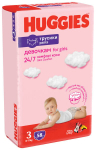 Sauskelnės HUGGIES PANTS GIRLS S3 (6-11kg), 58vnt