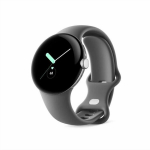 &bdquo;I&scaron;manusis laikrodis GOOGLE Pixel Watch - 41 mm - Poliruotas sidabras - Charcoal apyrankė&ldquo;