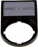 Ženklinimo etiketė Hand-0-auto 50x30mm juoda, 22mm