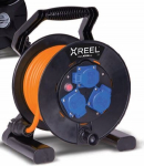Būgninis prailgintuvas Xreel 30m H05rr-f 3x2,5 Ip44 4xgs