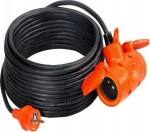 Elektros prailgintuvas 40m, 1 lizdas, 3x1,5mm&sup2;