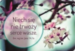 Magnetukas ant &scaron;aldytuvo su Biblijos eilute