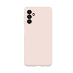 &bdquo;Evelatus Samsung Galaxy A13 5G&ldquo; auk&scaron;čiausios kokybės mink&scaron;tas silikoninis dėklas, smėlio spalvos, rožinis