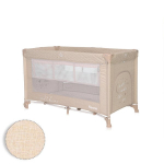 Kelioninė lovytė-maniežas Lorelli Noemi 2 Layer, Fog beige star