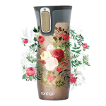 Termo puodelis Contigo West Loop 2.0 470 ml &ndash; &bdquo;Gėlės Latte&ldquo;