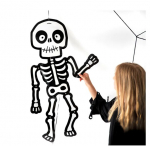 Kabantis skeletas Monstras helovino dekoracija