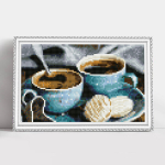 Deimantinė mozaika su rėmeliu TM Varvikas Morning Harmony LC049e 20x30 cm