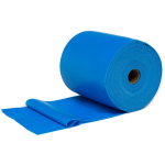 Elastinis diržas sportui Flatband, 25mx15cm, mėlynas