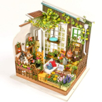 Medinė surenkama miniatiūra 3D TM Varvikas Miller's flower house RB007e