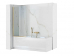 Vonios sienelė Rea Elegant Gold Brushed