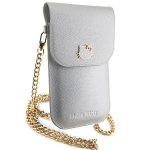 Hello Kitty Leather Metal Logo Chain