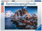 Ravensburger - Lofoten Norvegija dėlionė 3000 dalių suaugusiems ir vaikams nuo 12 metų, įvairiaspalvė - 17081
