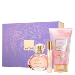 Avon TTA Wonder kvepalų dovanų rinkinys moterims: 50 ml + 10 ml kvepalų vanduo + 150 ml kūno losjonas + dovanų dėžutė, 3 produktai