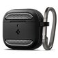 Spigen Rugged Armor, matte black - AirPods 4
