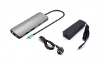 i-tec Metal Pilkas USB-C 3.2 Gen 1 Laidinė Dokavimo Stotis su 2 HDMI ir 2 USB-A Portais