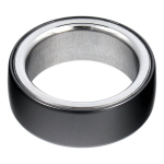 Telefonas Smart Ring R8 - smart ceramic ring with charging box Size 20mm black