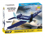 Maketas - COBI - Grumman F6F Hellcat - 235 elementų - Mėlyna, Balta, Tamsiai mėlyna - Surinkti patiems