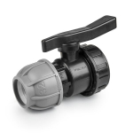 Vožtuvas Bradas PE vamzdžiams 25mm / 3/4" vid.sr., PN10