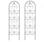 Metalinės atramos vijokliniams augalams, 190x55 cm, 2 vnt. (Nr. 4)