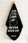 Greitai džiūstantis dvipusis rank&scaron;luostis Dr.Bacty &bdquo;Never Give Up&ldquo; &ndash; 70x140 cm