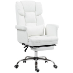 Ergonomi&scaron;ka biuro kėdė, reguliuojamas auk&scaron;tis 48&ndash;56 cm, atlenkiamas atlo&scaron;as, kojų atrama, balta