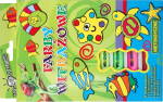 Vitražiniai dažai 7 spalvų + kontūras, 10,5 ml