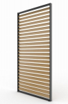 Pergola priedas Mirpol Luxe žaliuzinė plok&scaron;tė 90x238cm aliuminis smėlio spalvos