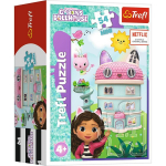 Dėlionė su kačiukais Trefl Gabby's Dollhouse (Katės namai), 54 d.
