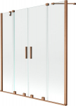 Vonios sienelė Mexen Velar Duo II, Brushed copper, 140 x 150 cm